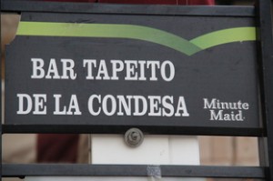 Tapeitio de La Condesa