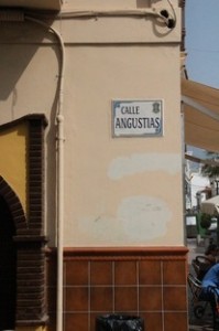 Calle Angustias, al lado de la ermita del mismo nombre