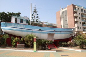 El barco de "Chanquete" en la serie "Verano Azul"