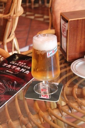 Caña de cerveza San Miguel
