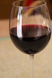 Copa de vino de crianza de Rioja 