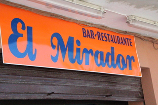 Bar restaurante El Mirador