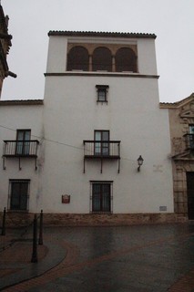 Casa palacio de los Cárdenas, a la derecha se ve un poquito de la capilla de Santa Ana. Ambos del siglo XVII.