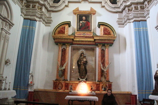Altar mayor de la iglesia de San Bartolomé.