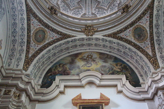 Cúpula Interior de la iglesia de San Bartolomé.