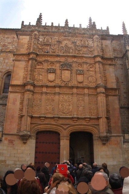 Fachada universidad de Salamanca.
