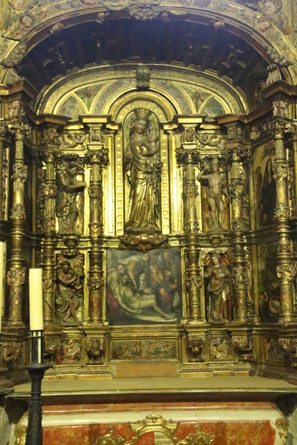 Detalle capilla de San Salvador.Catedral Vieja de Salamanca.