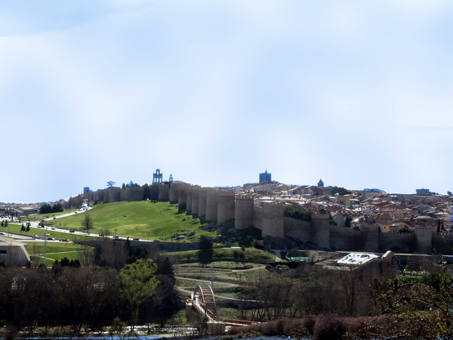 Las murallas de Ávila. 