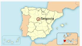 Ubicación Segovia. gentileza Wikipedia.