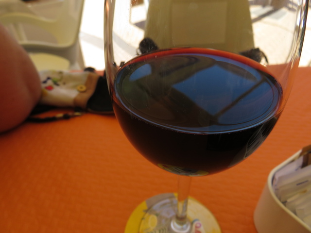 Un vino tinto italiano.
