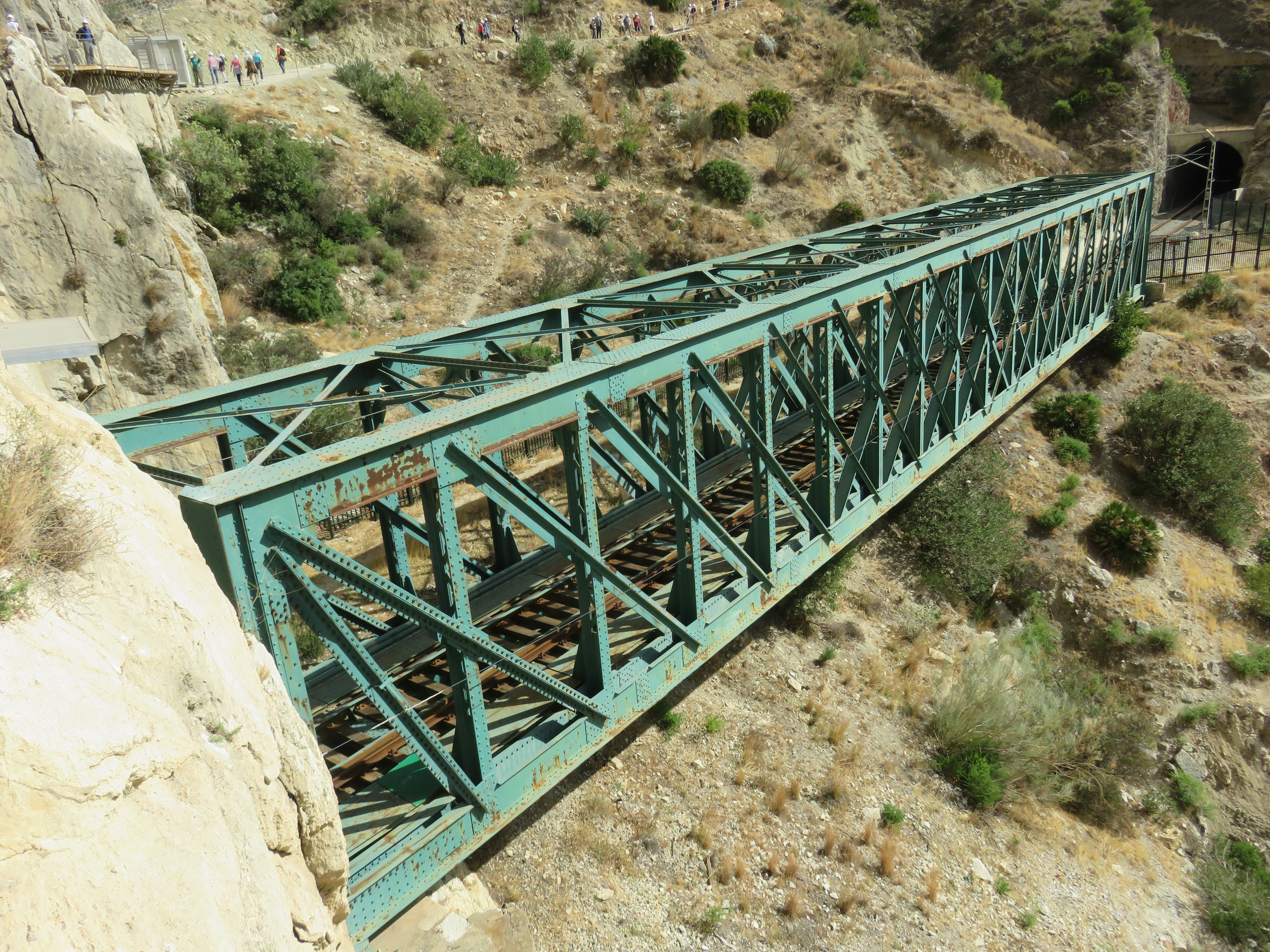 Un puente del ferrocarril.