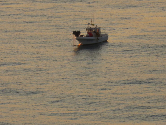 Pescadores al amanecer.